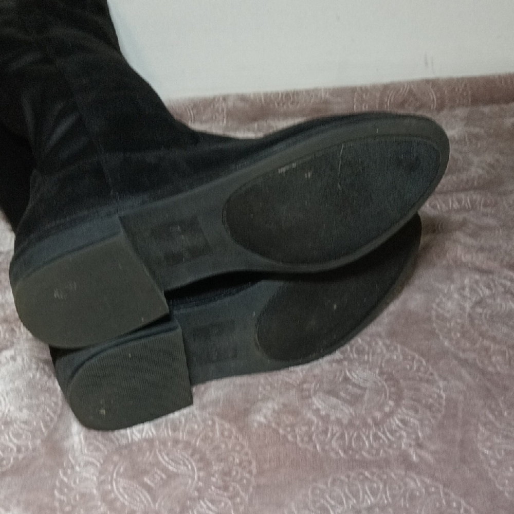 Rebel By Zigi Black Over the Knee Women's Boots - Picture 7 of 8